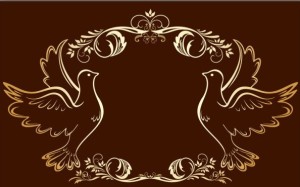 Gold Royal Floral Frame Vector 03