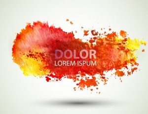 Watercolor Blot Background Vector 01