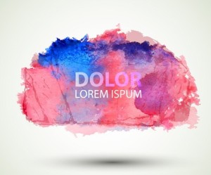 Watercolor Blot Background Vector 02