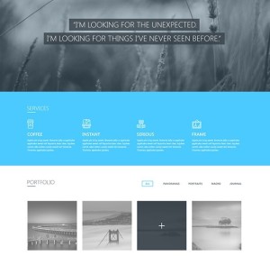 Blueasy Website Template PSD