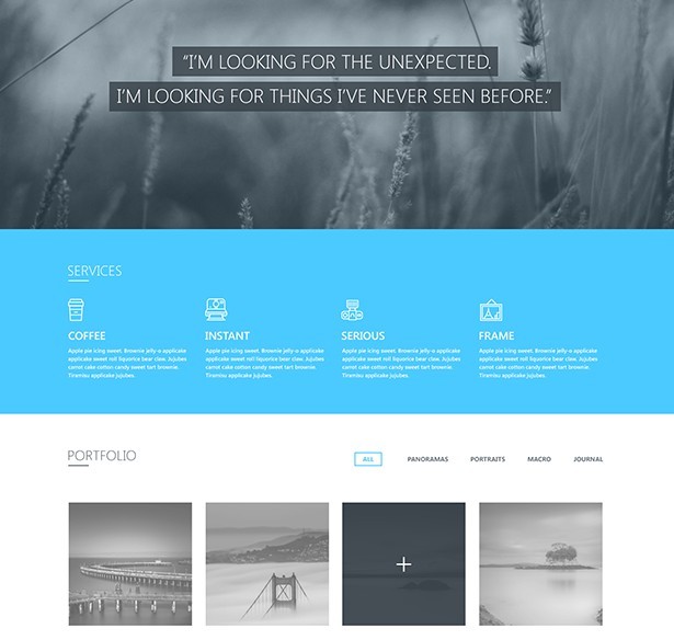 Blueasy Website Template PSD