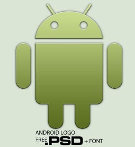 High Quality Android Logo PSD