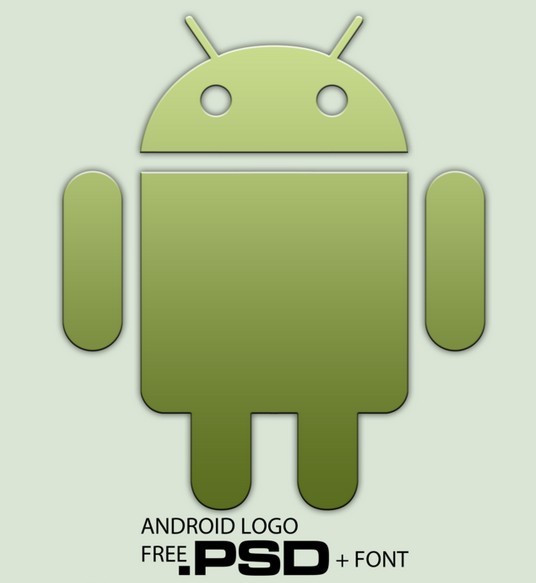 High Quality Android Logo PSD