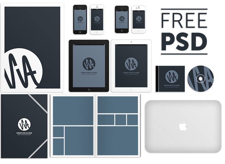 SvA - Corporate Design MockUp PSD