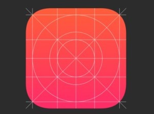 iOS 7 Icon Grid Template (FW PNG)