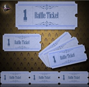Raffle Ticket PSD
