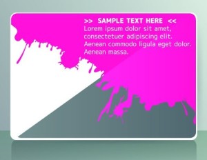 Set Of Colored Card with Abstract Shapes Background Vector 01
