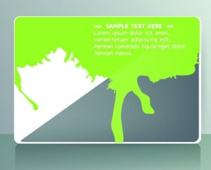 Set Of Colored Card with Abstract Shapes Background Vector 02