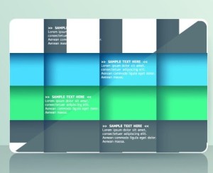 Set Of Colored Card with Abstract Shapes Background Vector 04