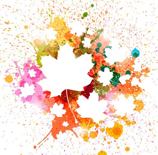 Colorful Paint Splash Vector Background 01