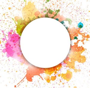 Colorful Paint Splash Vector Background 03