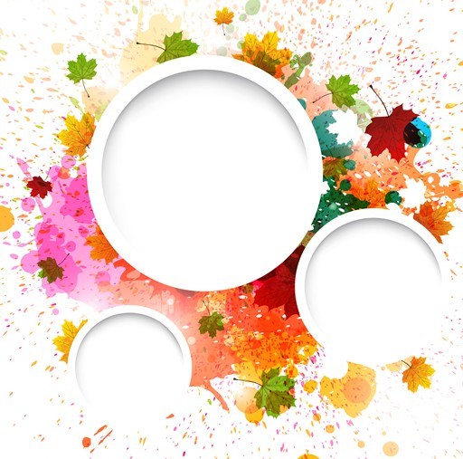 Colorful Paint Splash Vector Background 04