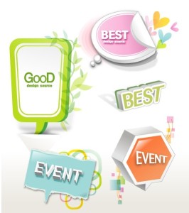 Lovely Retail Sale Labels & Stickers Vector 03