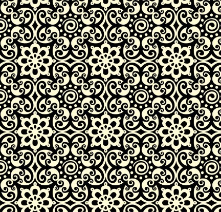 Seamless Floral Ornamental Pattern Vector 02