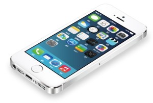 iPhone 5S with iOS 7 Template Vector