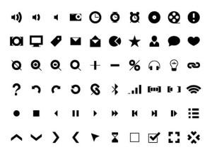 Wireframe Toolbar Icon Set Vector