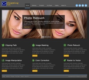 CF Clipping Path Web PSD Template