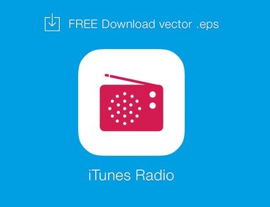 iTunes Radio Logo Vector