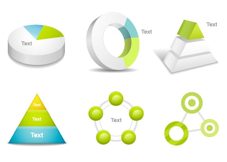 Clean Business Data Statistic Design Elements Vector 02