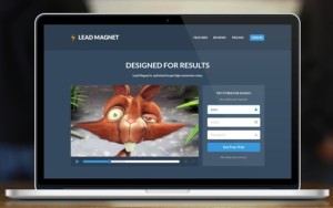 Lead Magnet Landing Page PSD Template