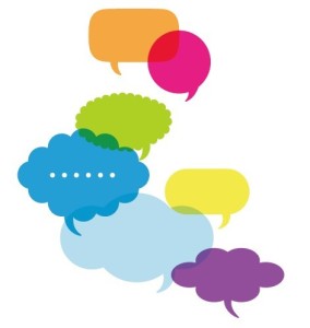 Set Of Colored Creative Speech Bubbles Vector 01