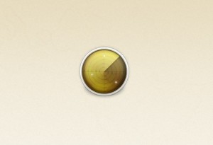 Simple Radar Icon PSD