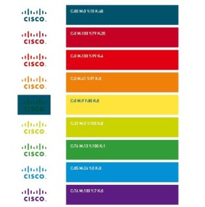 Colorful Cisco Logos Vector
