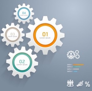 Creative Infographic Number Option Template Vector 03