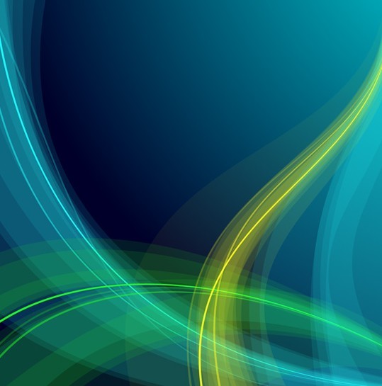 Colorful Abstract Lines & Waves Background Vector 02