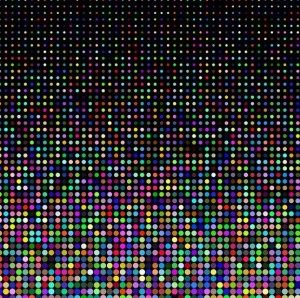 Colorful Polka Dot Background Vector