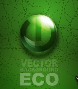 ECO Concept Green Water Drop Background Vector 03
