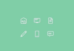 Minimal Random Line Icons PSD