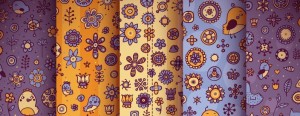 Set Of Cute Vintage Patterns Vector 01