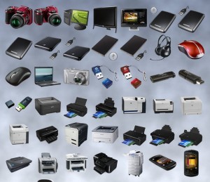 Set Of High Quality Office Equipment Icons