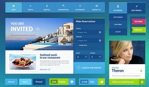 City Break UI Kit PSD