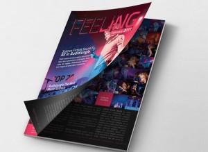 Fashion Magazine Cover Mockup PSD