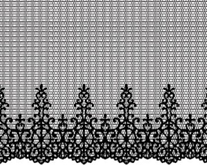 Dark Lace Trim Design PSD