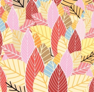 Colorful Abstract Autumn Leaves Vector 01