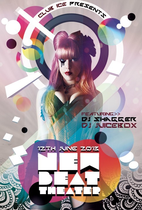Dubstep & Dance Club Flyer Templates PSD