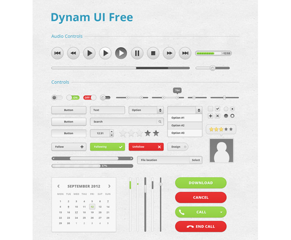 Dynam UI Website Template PSD