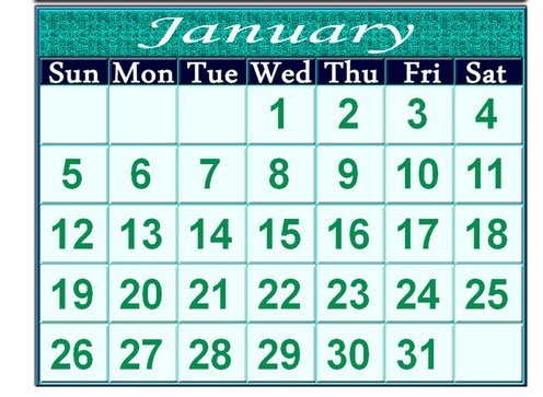 Minimal 2014 Calendar Template PSD