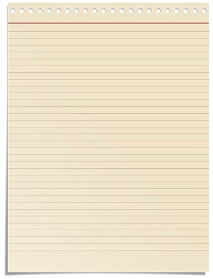 Stylish Notepad Paper Design PSD