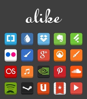 alike Popular App Icons SVG Vector