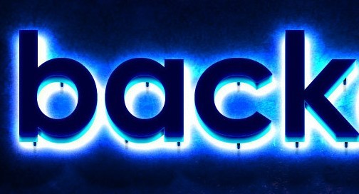 Backdoor Neon Text Effect PSD