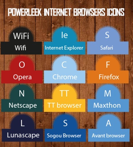 PowerLeek's Web Browser Icons