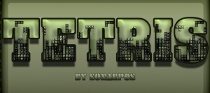 Tetris Text Style PSD