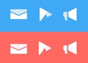 3 Minimal Flat Icons PSD