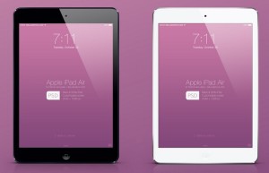 New iPad Air Mockup PSD