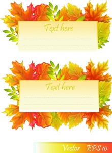 Autumn Yellow Maple Leaf Design Vector 04