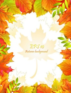 Autumn Yellow Maple Leaf Design Vector 05